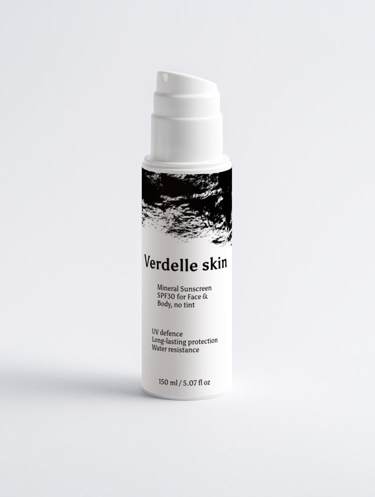 Mineral Sunscreen SPF30 for Face & Body, no tint