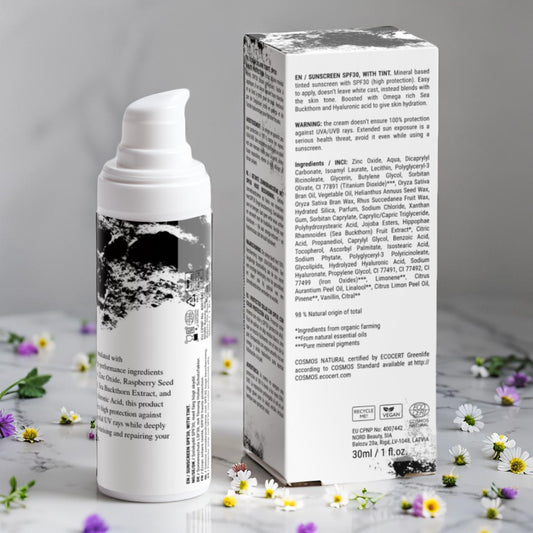 Sunscreen SPF30, with tint