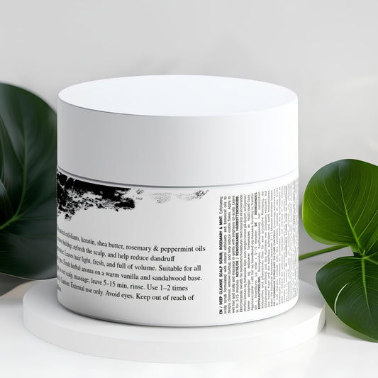 Deep Cleanse Scalp Scrub, Rosemary & Mint