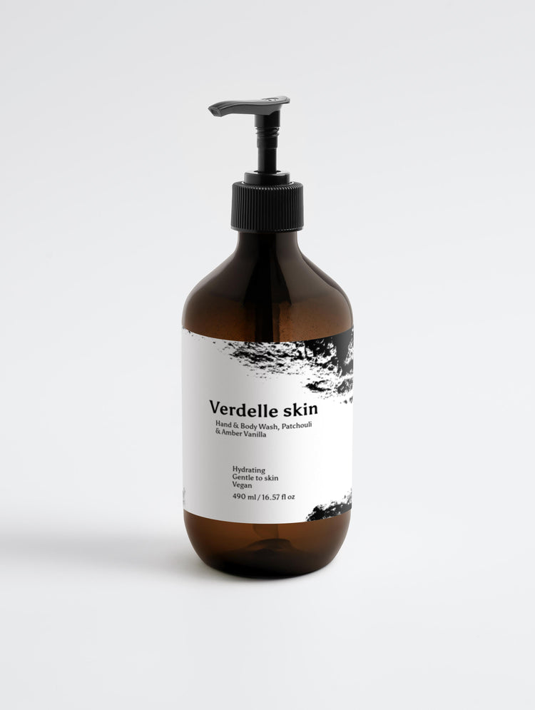 Hand & Body Wash, Patchouli & Amber Vanilla